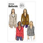 Butterick Patterns B5926 Size B5 8 - 10 - 12 - 14 - 16 Misses' Petite Jacket, White