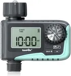 RAINPOINT Sprinkler Timer,Water Timer Programmable Garden Outdoor Hose Feature Timer with Rain Delay/Manual/Automatic Watering System,Waterproof Digital Irrigation Timer System for Lawns Pool,1 Outlet