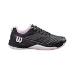 WILSON Women's Rush Pro 4.5 Sneaker, Black/White/Pirouette, 8