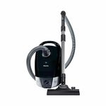 Miele Compact C2 Hardfloor Bagged Canister Vacuum Cleaner with Miele AirClean System and Universal Floorhead, 1200 W, in Black - 41DAE433CDN