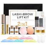 Lash Lift Kit - 2-in-1 Professional Brow Lamination Kit, Eyelash Perm Kit with Safe and Harmless Ingredients, Salon-Quality Eyelash Lift Kit Easy for Beginner Lash Perm Kit by DONG RHYME