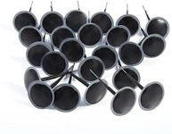 24pcs 6mm Tire Patch Plug, Mushroom Rubber Puncture Repair Plug with Integral Plug for Car, Motorcycle, Truck Bus And Agricultural Tyres