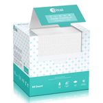 Ditoi Disposable Face Towels, Biodegradable Facial Towels, Super Soft and Thick Face Towels XL, Makeup Remover Dry Wipes, Face Cloths for Sensitive Skin, 10"×12" 50 Count (1 Pack)