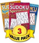 Sudoku Spectacular Puzzle Books for Teens, Adults & Seniors – 3 Pack [Paperback] Penny Press/Dell Magazines