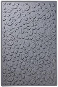 Silicone Trivet & Hot Pot Holder, Extra Large 45.2 x 30cm Heat Resistant Mat for Kitchen Countertop, Non-Slip Coffee Bean Texture, Multipurpose Drying Mat, Food Grade BPA-Free, Grey