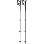 LEKI Makalu poles, bright red-black-dk anthracite, 110-145 cm