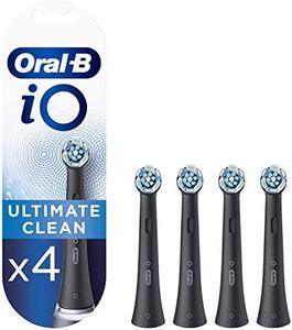 Oral-B iO Replacement Toothbrush Heads Black Ultimate Clean 4-Pack Mailbox Fit