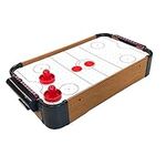 Tradeopia Portable Table Top Mini Wooden Air Hockey Game, with 2 Strikers and 2 Pucks, Mini Air Hockey, Table Top Air Hockey, Mini Air Hockey Table, Tabletop Air Hockey Game