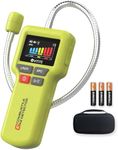 Gas Leak Detector, VITITE Natural and Propane Gas Detector for Home and RV, with Illuminated Flexible Probe, Locating The Source of Combustible Gas Leaks (includes Battery x3 & Storage Bag) - Green