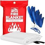 KP Emergency Fire Blanket - 1 Pack 40” x 40” - Be a Hero & Save Your Home - Fire Suppression Blanket for Kitchen, Fire Blanket for Home and Kitchen, Fiberglass Fire Blanket