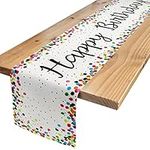 Letjolt Happy Birthday Table Runner