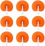 Bestage 20 Pieces Paper Fans,Orange