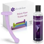 Save 10% Intimate Rose Dilator Handle, Silicone Dilators, Sizes 1-4 & Lubricant Vaginal Moisturizer