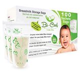 Breastmilk Storage Bags, 100-count, Breast Milk Freezer Bags without BPA, 210 ml.