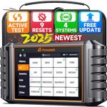 FOXWELL NT716 OBD2 Scanner Bidirectional Scan Tool, ABS SRS Transmission Engine, 9 Resets, Code Reader, Scan Tool with ABS Bleeding/SAS/Oil Light/EPB/BMS/DPF/Throttle Relearn/Injector, Black