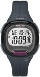 Timex Women's Ironman Transit 33mm Watch, Gray/Purple, stopwatch