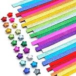 1080 Sheets Glitter Origami Stars, 