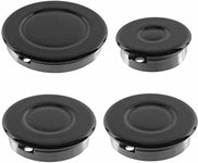 Aspares Oven Cooker Hob Gas Burner Crown & Flame Cap Kit for Beko (Small, 2 Medium & Large, 55mm - 100mm)