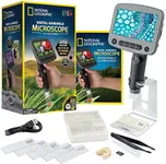 National Geographic Digital Microscope for Kids – 40-Piece Handheld Microscope, Lightweight, Portable, Capture 1080p Photos & Video on Micro SD Card, Tilting 4.3-Inch LCD Screen, 800x Magnification