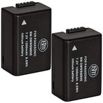 2 Pack of DMW-BMB9 Batteries for Panasonic Lumix DC-FZ80, DMC-FZ40K, DMC-FZ45K, DMC-FZ47K, DMC-FZ48K, DMC-FZ60, DMC-FZ70, DMC-FZ100, DMC-FZ150 Digital Camera