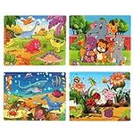 SYNARRY Wooden Jigsaw Puzzles for K