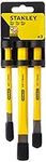 Stanley 4-18-298 Cold Chisel Set, 3 Pieces, Yellow/Black