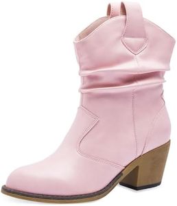 Canyon Trails Women's Pink Scrunch Ankle Booties - Size 9, Model CT-W106