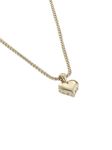 Ted Baker Sarroha Crystal Sparkle Heart Pendant Necklace For Women (Gold Tone/Crystal)