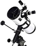 Skyoptikst Telescope 114EQ Reflector 114/1000 Astronomical Telescope White High Power Equatoria