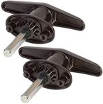 BAUER Products (T-311 Black Sets) Blind Mount Locking T-Handle, (Pack of 2)