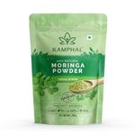 Kamphal Pure Moringa Powder - 200g | 100% Pure Natural Dust-Free Drumstick Leaf Powder | Immunity Booster | Superfood for Digestion, Energy, Hair, Skin, & Wellness | Rich in Antioxidants & Protein
