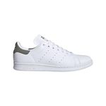 adidas Originals Men's Stan Smith Shoe, Footwear White/Footwear White/Legend Green, 4 M US