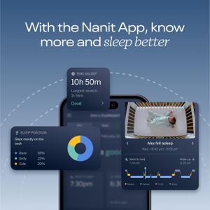 Nanit Pro Smart Baby Monitor – HD Video, Sleep Tracking