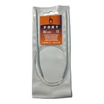 HIMMU'S FASHION HUB Aluminium Circular knitting Needles Size no. 10 (Diameter-3.25mm) used for making sweater, socks, caps & woolen artefacts (Pack of 1)