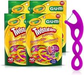 Gum Crayola Twistables Flossers 4X40ct (160ct), Multi