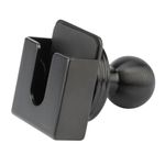 Bulletpoint Aluminum Handheld CB Radio Mic Holder Mount with Integrated 20mm Ball