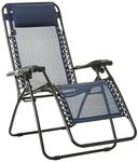 Amazon Basics Zero Gravity Chair, 26 inches, Blue