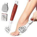 Foot File Scraper Cuticle Callus Cutter Remover Shaver for Feet Care Pedicure Kit Tools, Metal Scraper with 10 Blades