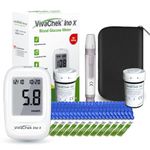 VivaChek Diabetes Test Kit, Blood Sugar Tester with Ketone and Hypo Warning, NHS Approved, 900 Memory, Blood Glucose Monitor with Test Strips x 100 and Lancet 100 -inmmol/L