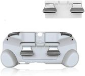 L3 R3 Matte Hand Grip Handle Joypad Stand Case with L2 R2 Trigger Button for PSV2000 PSV 2000 PS VITA 2000 Game Console - White