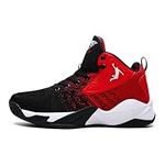 zxcvb Summer New net Soft Bottom Breathable Basketball Shoes Sneakers Shoes Shoes Men's Shoes, Red, 11