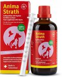 Anima-Strath with Thyme - Throat & Bronchial Cough Syrup for Dogs & Cats, Natural Immune & Respiratory Support Wellness Supplement Tonic with 61 Nutrients, Prebiotic Qualities & Amino Acids