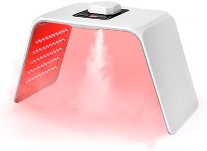 Led Maske Gesicht Beauty 7 Farben, Led Gesichtsmaske ， rote Lichttherapie-Lampe für Gesicht & Körper, LED-Licht-Therapie-Maschine mit Nebel-Funktion, Home & Salon Verwendung