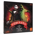 USAOPOLY Disney Tim Burton’s The Nightmare Before Christmas Checkers | Featuring Jack Skellington vs. Oogie Boogie | Officially Licensed Disney Game | Collectible 2-Player Game | Ages 6+