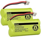 iMah Ryme B1-2 BT166342/BT266342 2.4V 750mAh Ni-MH Battery Pack Replacement for VTech Baby Monitor and Cordless Telephone, 2-Pack