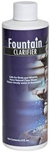 Fountain Water Clarifier - 8 Ounces - Water Treatment for Fountains & Birdbaths, Prevent White-Scale Buildup, Stains, Cloudy Water, Foam & Other Water Conditions
