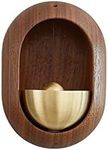 Shopkeepers Bell, Decorative Fridge Magnets, Magnetically-Attached Wood Doorbell, Door Chime for Business When Entering & Lightweight Unique Bell for Door Wall Store Wardrobe Decor