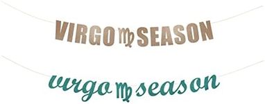 Virgo Season banner - Virgo Zodiac, Horoscope Zodiac, Virgo Birthday Decoration, Star Sign party Hanging letter sign (Customizable)