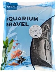 Aqua Care Aquarium Gravel Sand Black, 1kg - Softer Texture, Suitable for Freshwater and Saltwater Fish Tanks, Aqua Safe, Aquarium Decorative Gravel