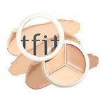 My Colors T Fit Cover Up Pro Concealer | Cream Natural Concealer | 3 In 1 Concealer Palette Full Coverage | Hides Blemishes, Flaws & Dark Circle | Long-Lasting, 15g